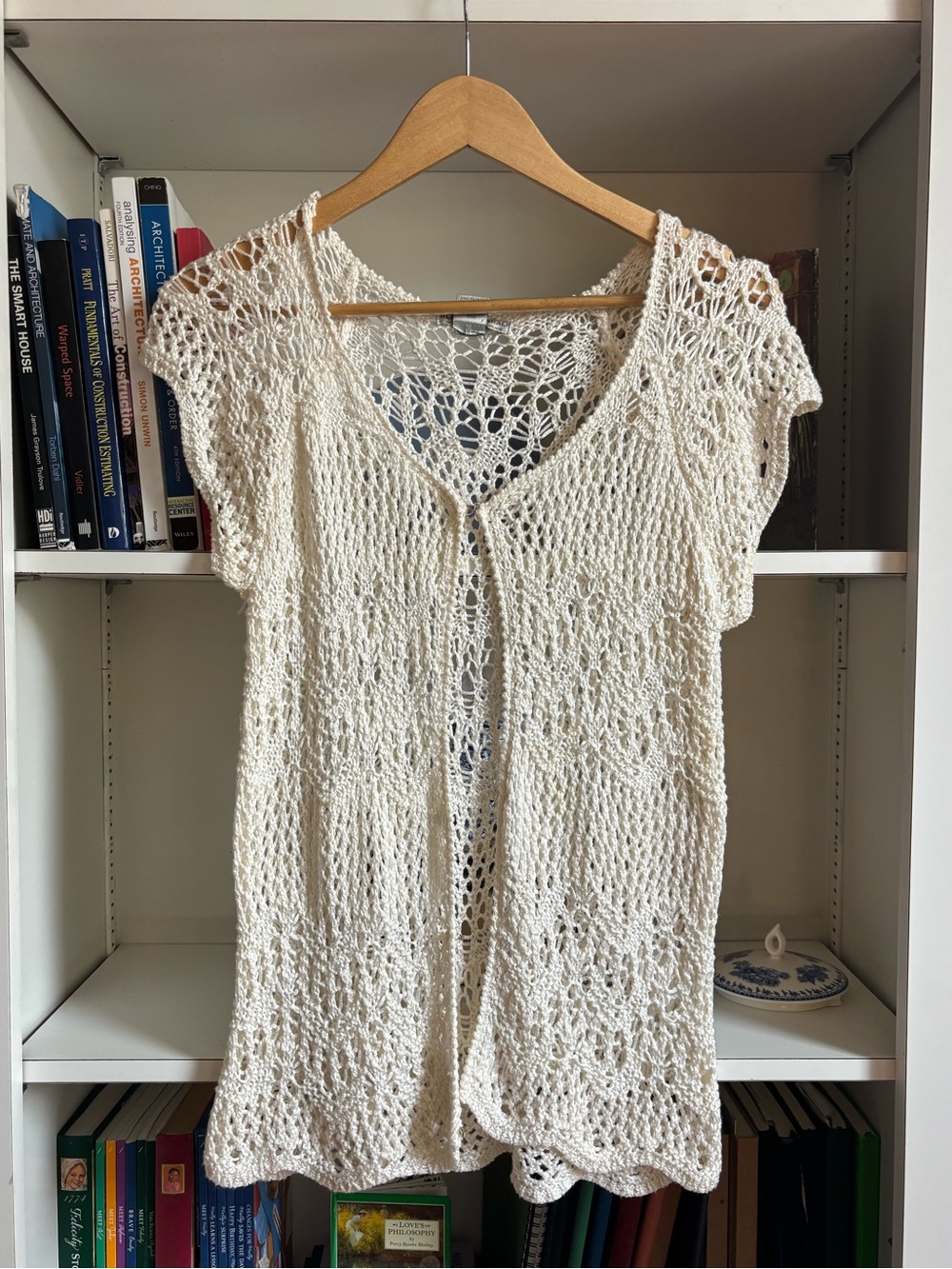 Alberto Makali Cream Crochet Top